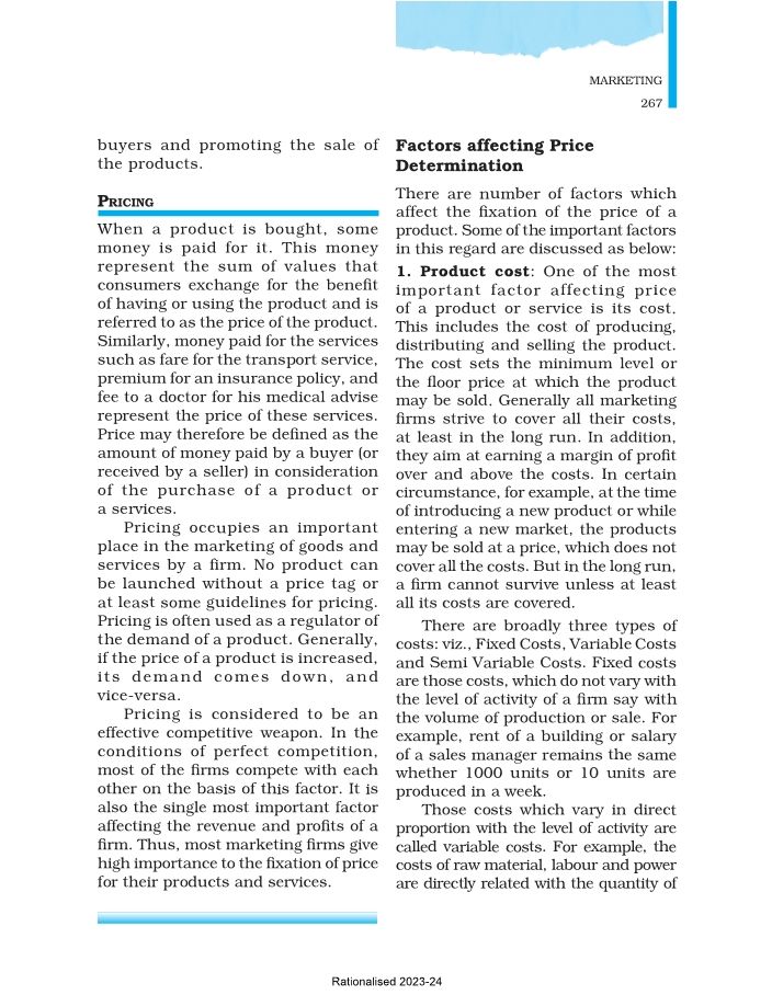 Financial marketing -internal