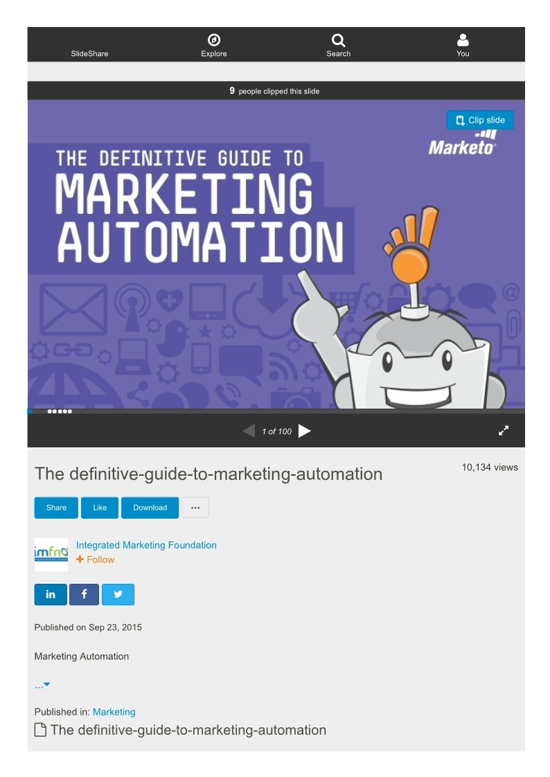 Definitive Guide to Marketing Automation