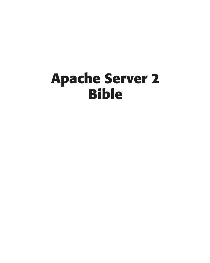 Apache Server 2 Bible-Document2