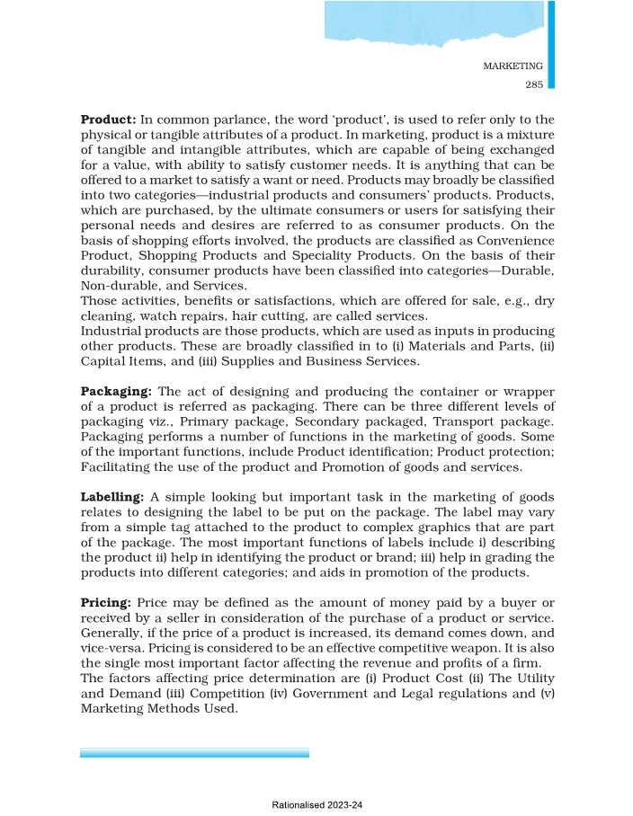 Financial marketing -internal