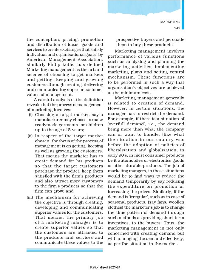 Financial marketing -internal