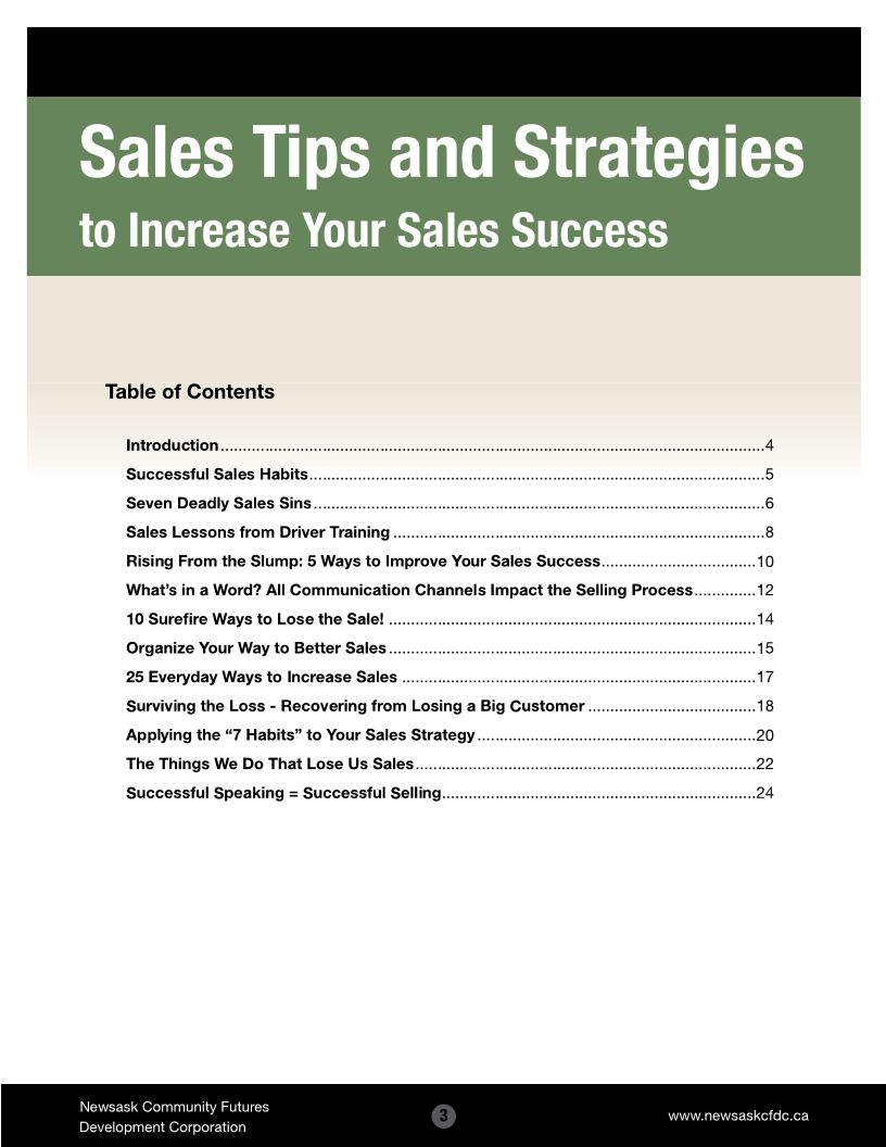 Sales tips and strategies-external