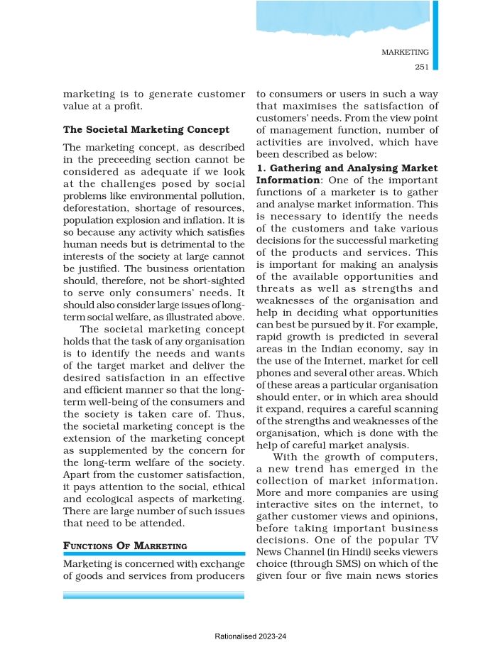 Financial marketing -internal