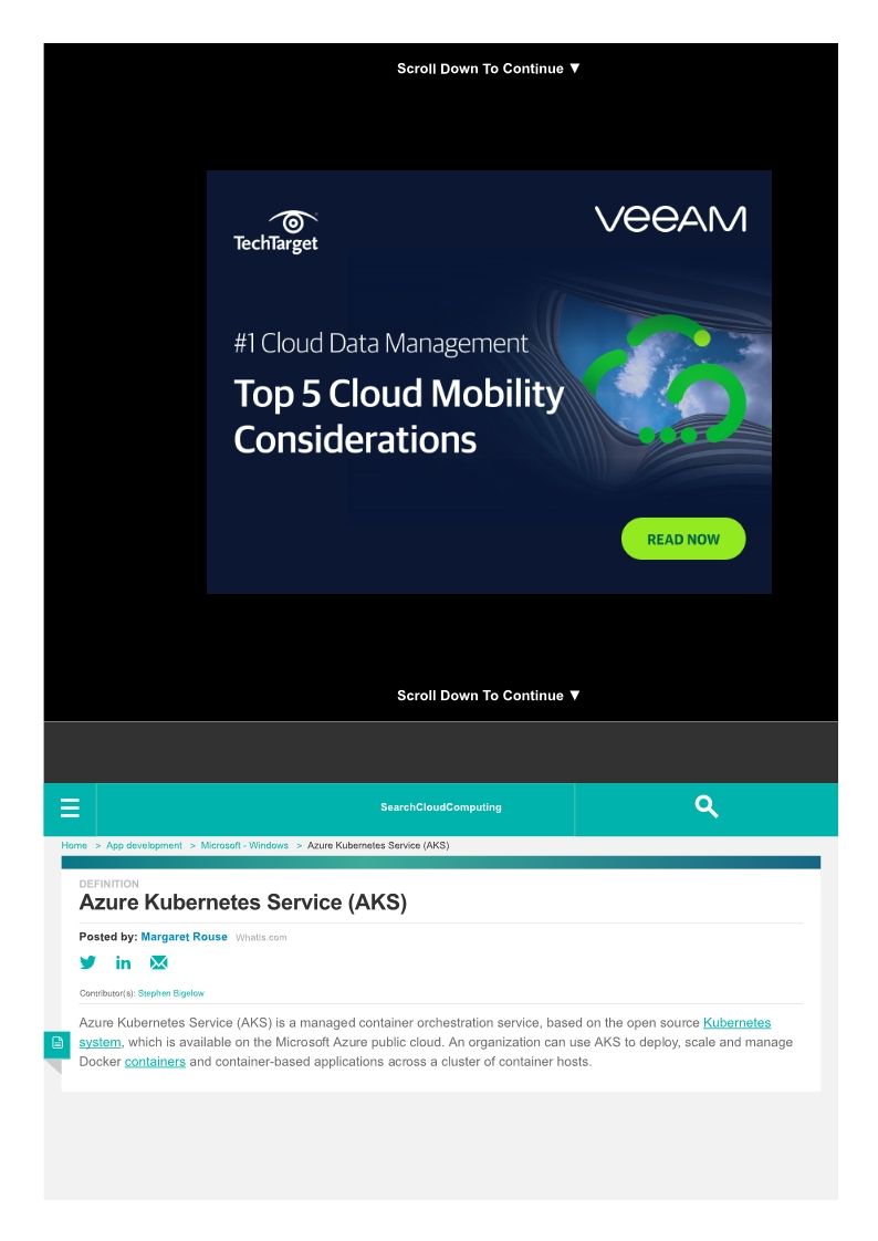 Azure Kubernetes Service (AKS) -H1