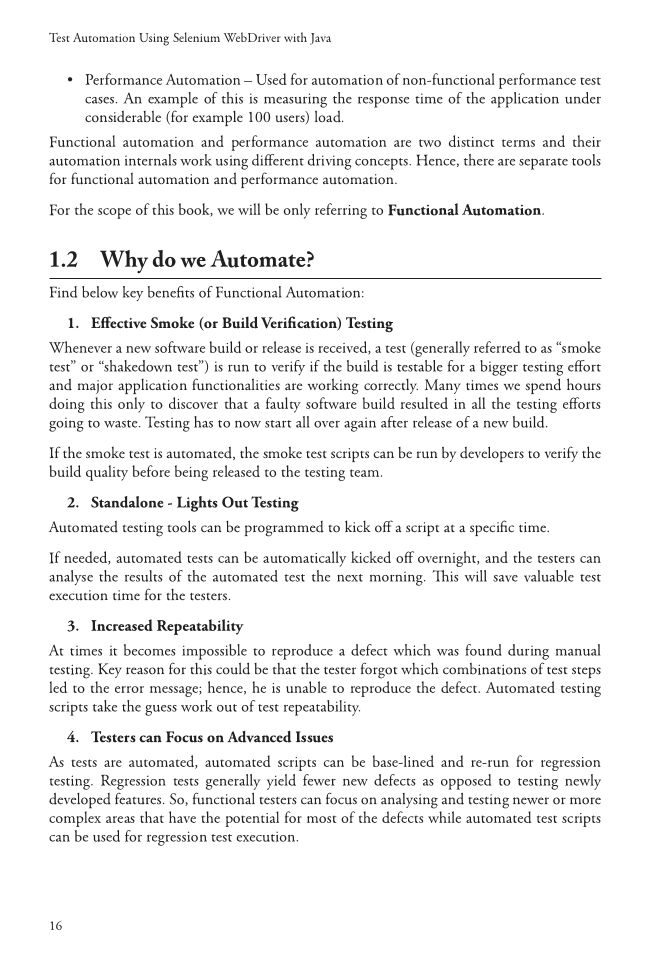 Test Automation Using Selenium WebDriver with Java