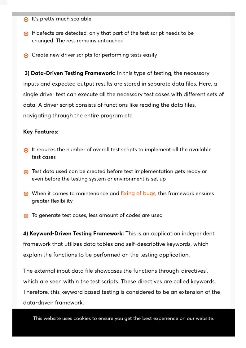 Five Major Types of Test Automation Frameworks-Ext