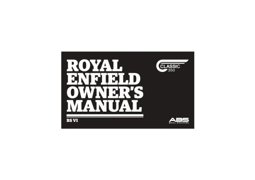 Enfield: royal-enfield-classic-350-owners-manual