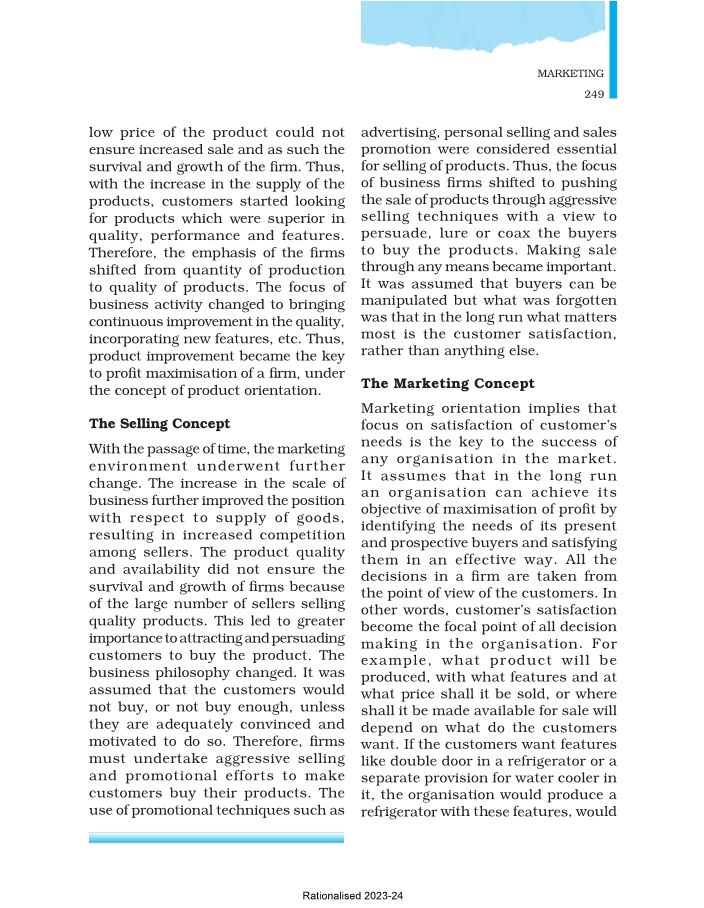 Financial marketing -internal