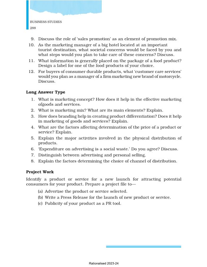 Financial marketing -internal