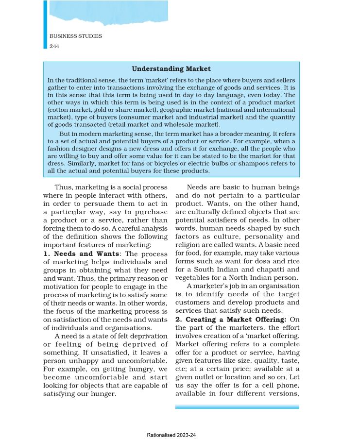 Financial marketing -internal