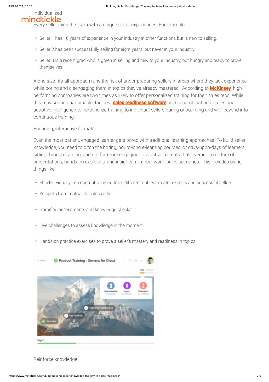 Building Seller Knowledge_ The Key to Sales Readiness WebArtical