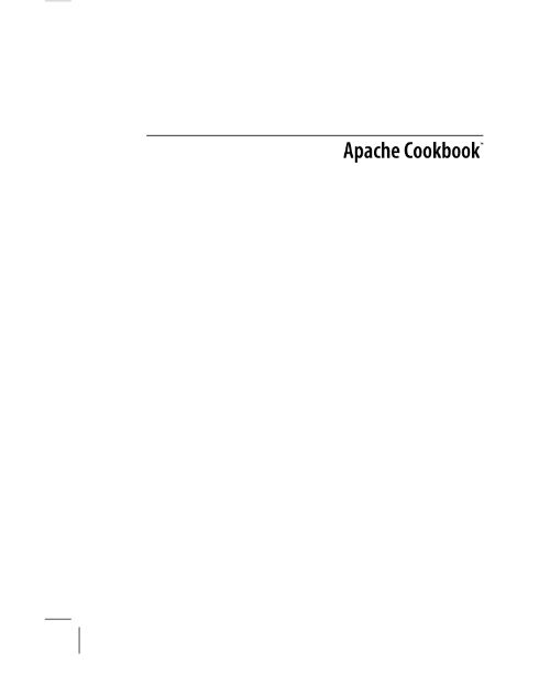 Apache Http Server CookBook
