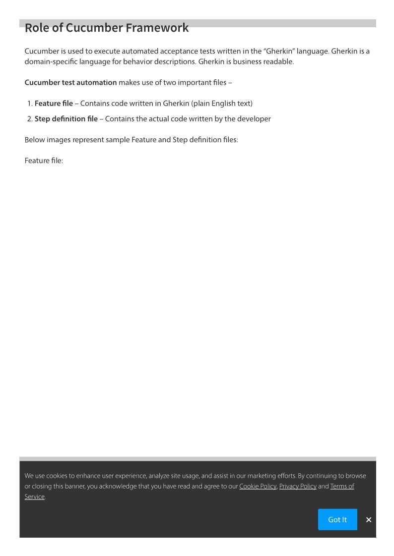 Introduction to Cucumber Testing Tool - Edoc5