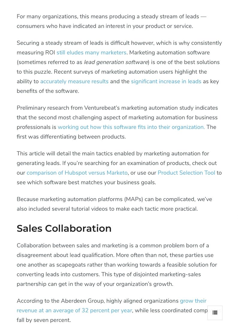 How to Use Marketing Automation as Lead Generation Software (Infographic)