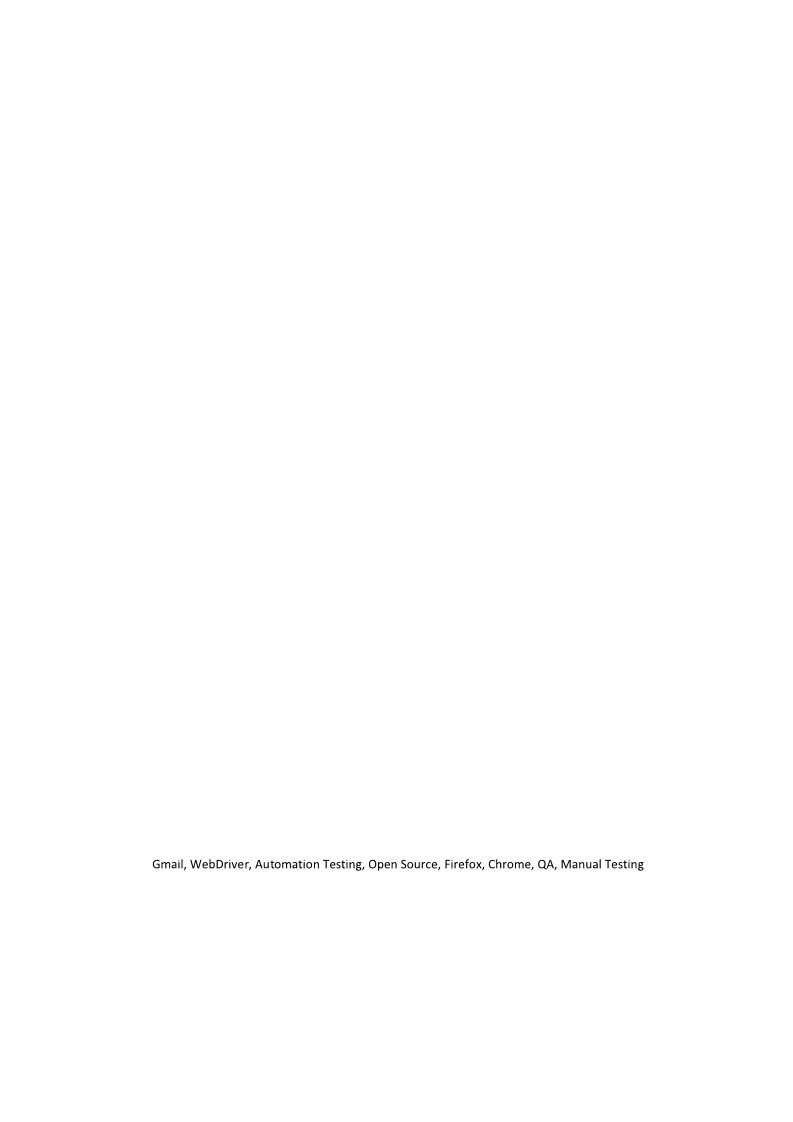 Browser Automation Testing Using Selenium Webdirver