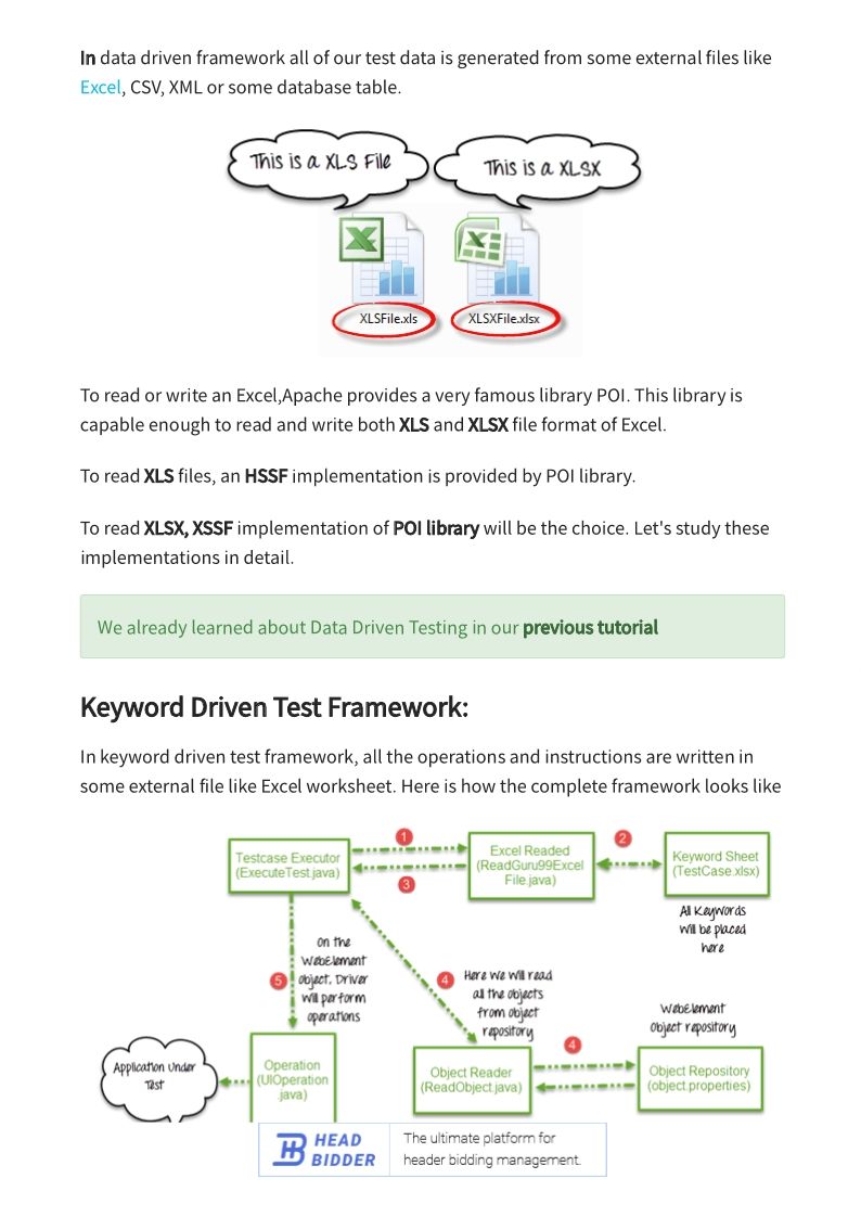 Automation Framework Types & Usage-Ext