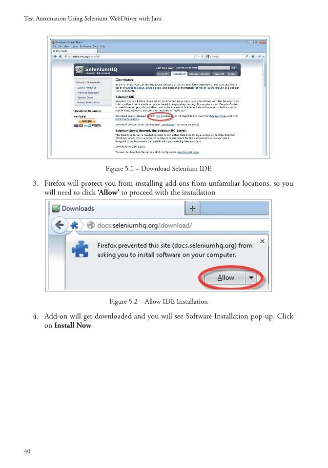 Test Automation Using Selenium WebDriver with Java