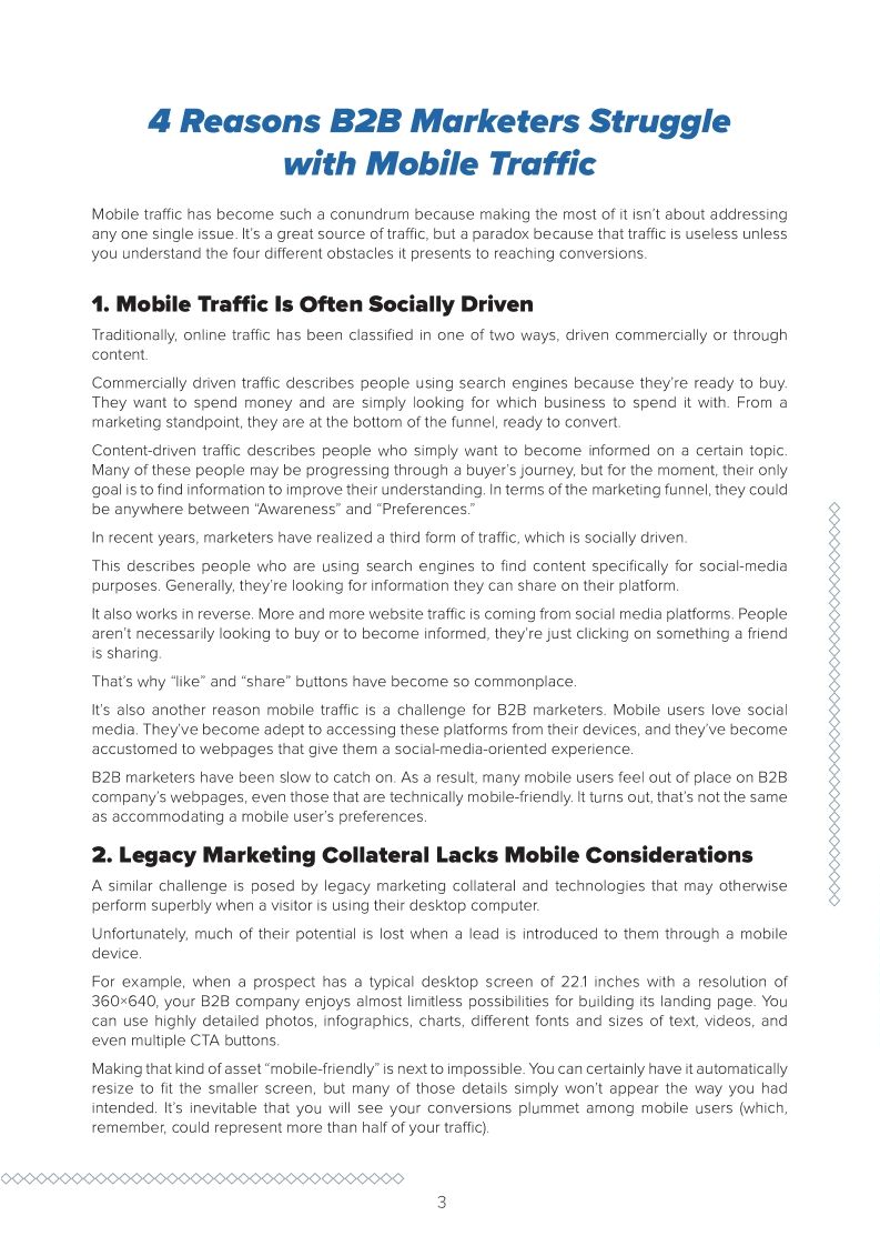How To Solve For Mobile Conversions In B2B