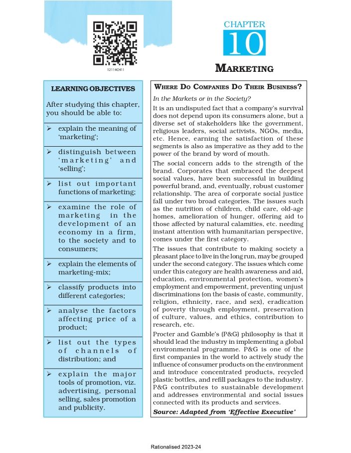 Financial marketing -internal