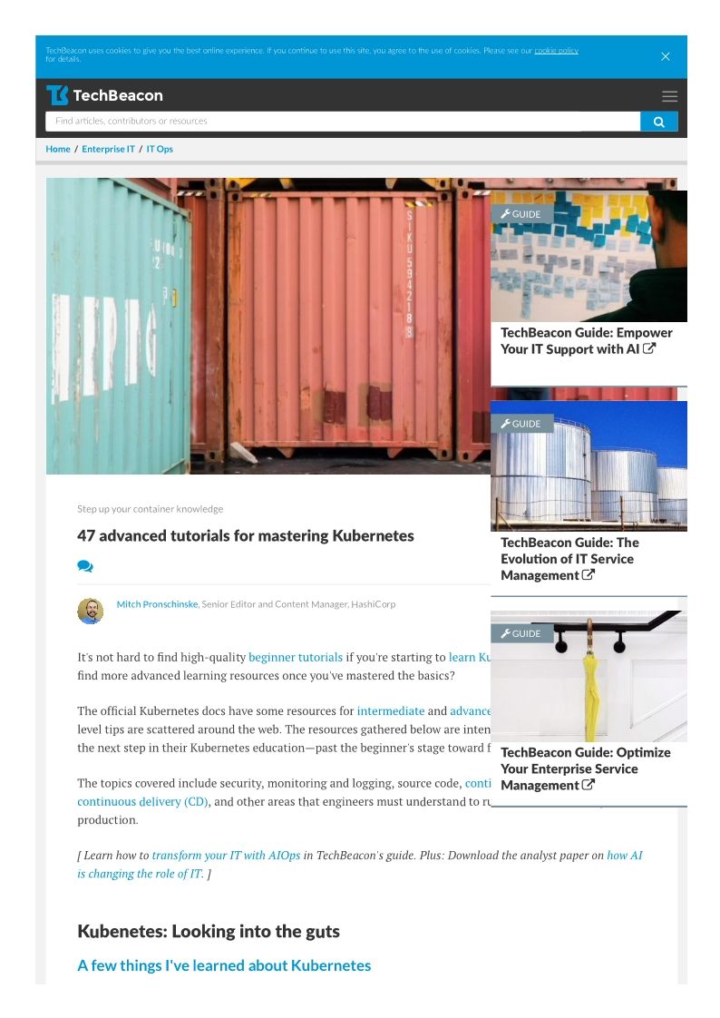 Advanced tutorials for mastering Kubernetes - H33