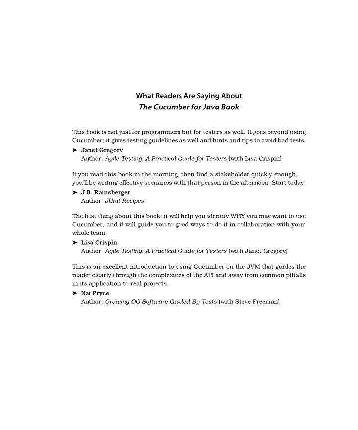 The Cucumber for Java book Doc3