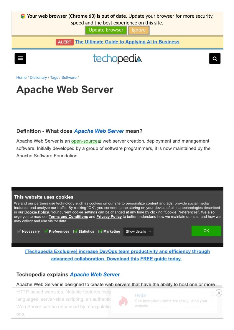 What is Apache Web Server? - Definition from Techopedia-Ext_Doc3